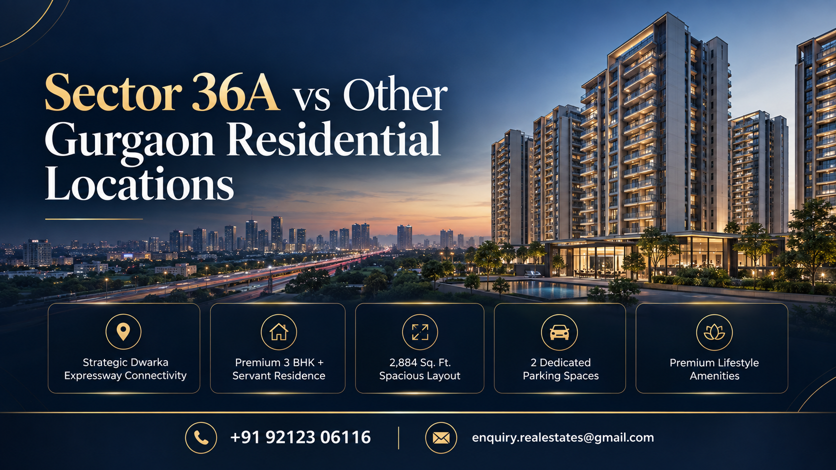 Sector 36A vs Other Gurgaon Residential Locations