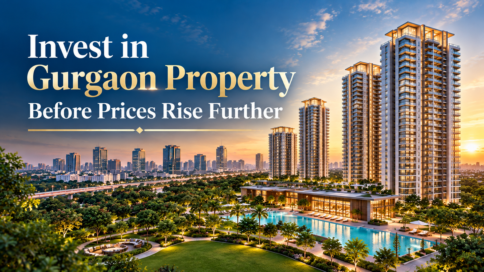 Invest in Gurgaon Property Before Prices Rise Further