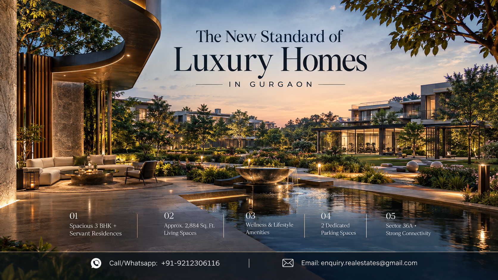 The New Standard of Luxury Homes in Gurgaon