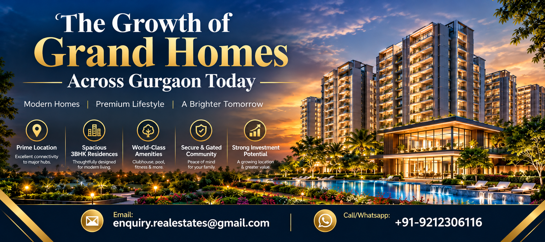 The Growth Of Grand Homes Across Gurgaon Today