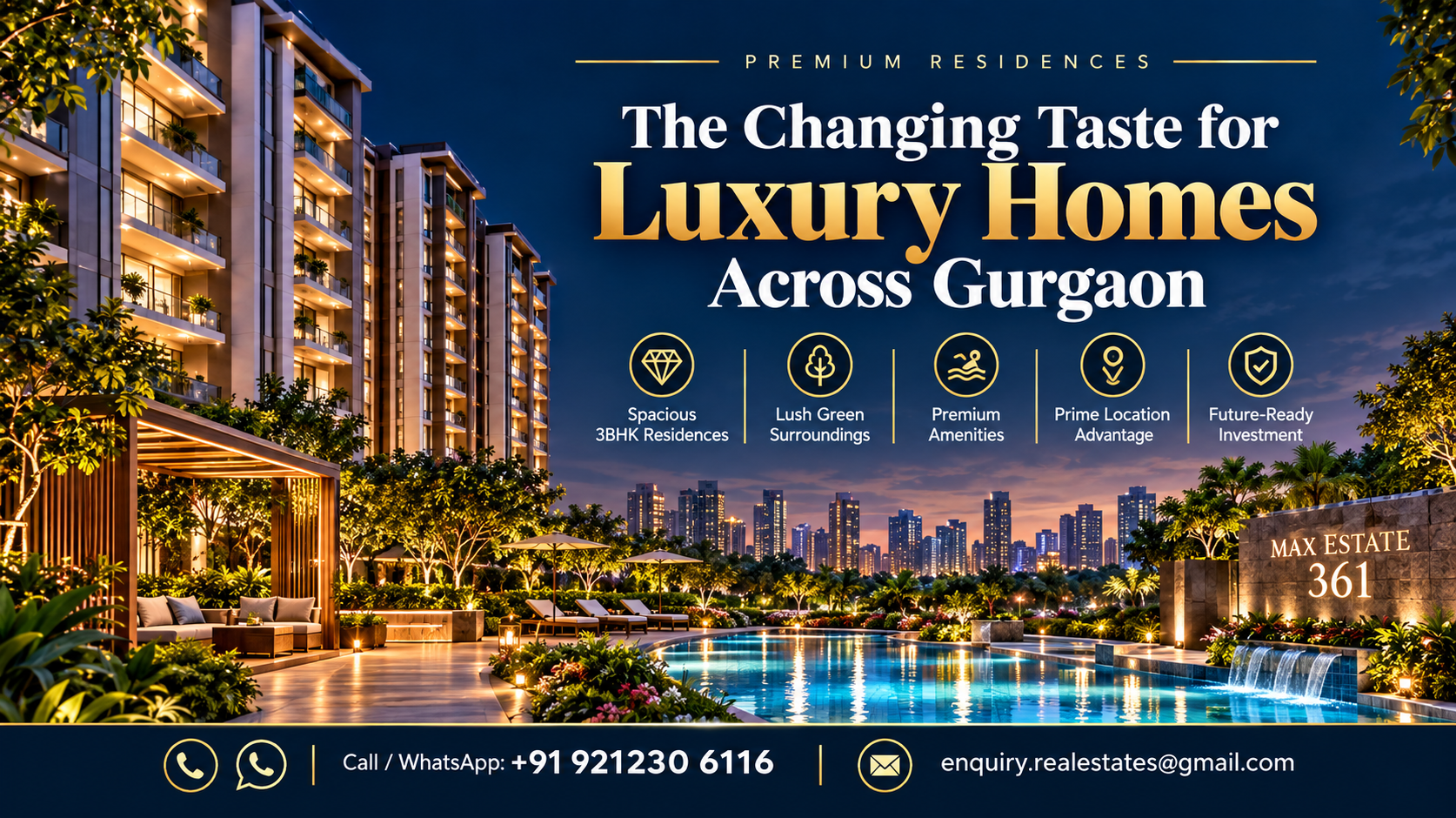 The Changing Taste For Luxury Homes Across Gurgaon