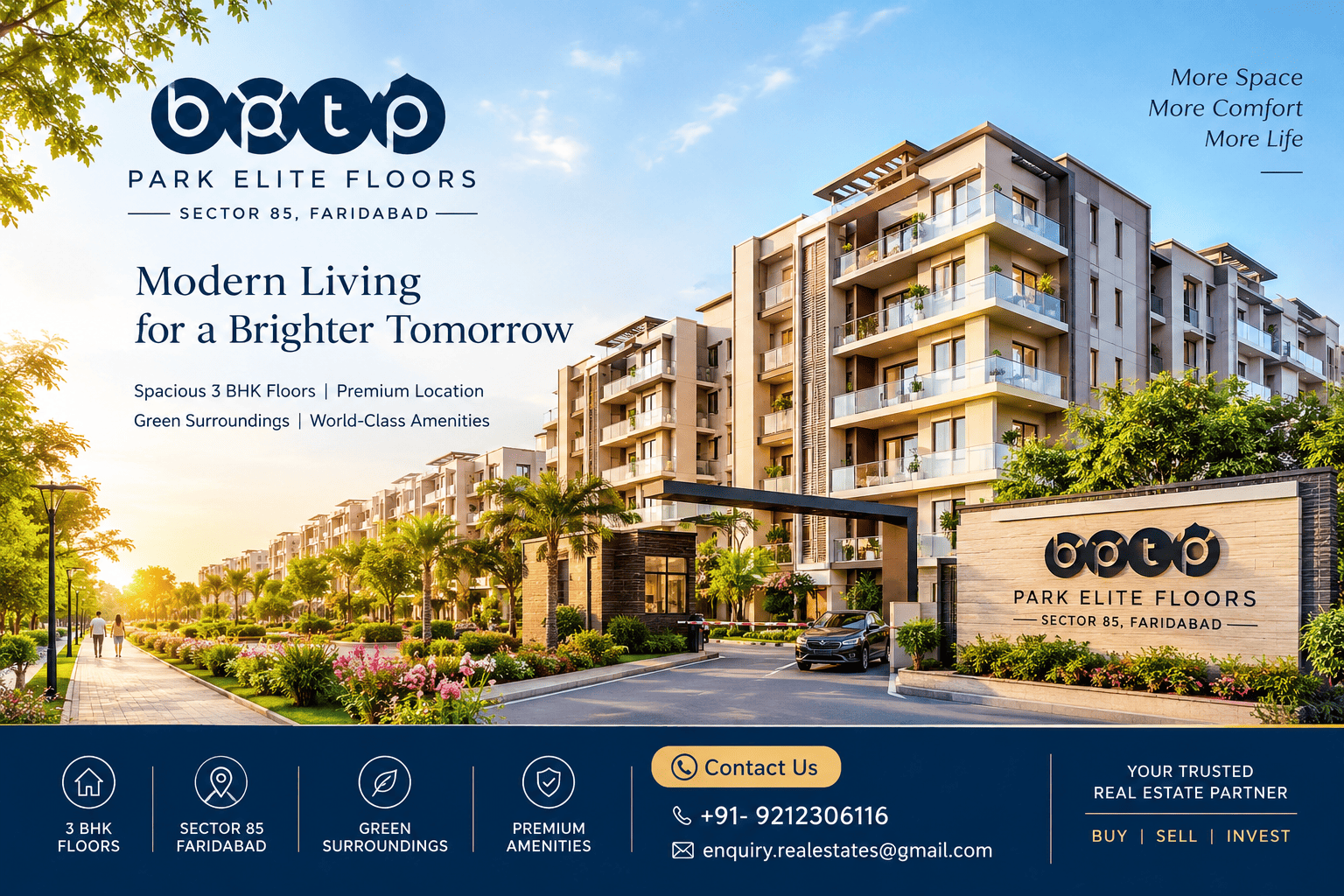 BPTP Park Elite Floors Maintenance Cost What to Budget