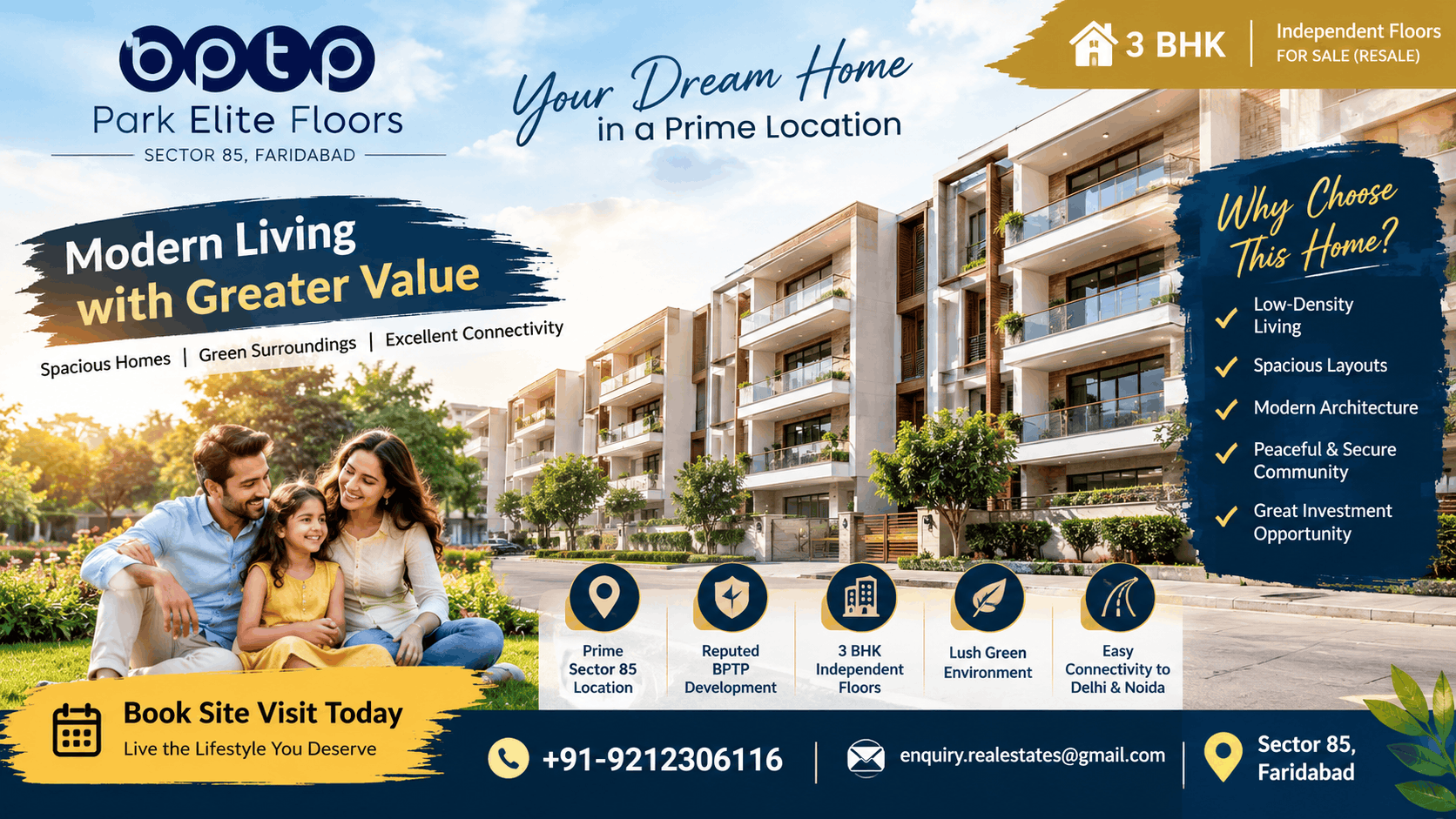 3 Bhk Resale Property Sector 85 Faridabad Compare Options