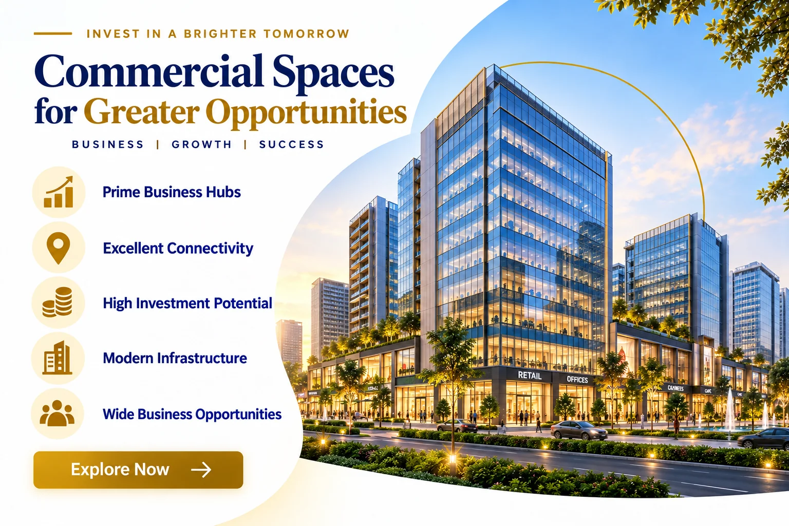 Commercial Business Spaces - Spaces for Bigger Possibilities